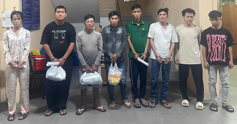 Vĩnh Long: Bắt 7 đối tượng trong chuy&ecirc;n &aacute;n trộm cắp xe m&aacute;y- Ảnh 1.