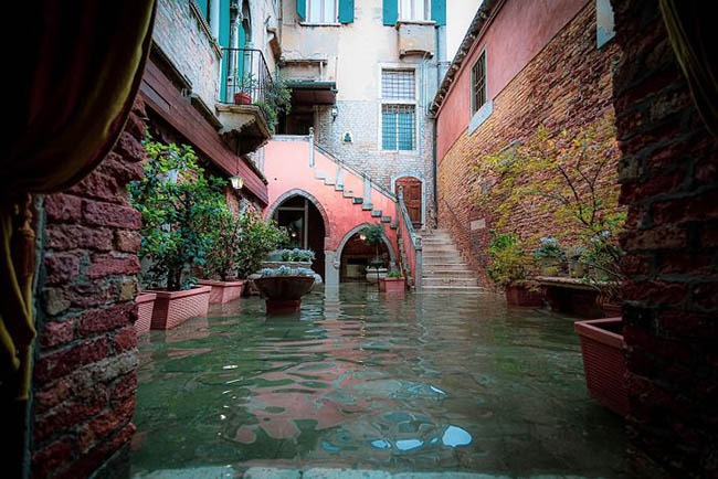 1. Ng&agrave;y 21/12/2019, ngay sau khi nhận tin Venice ngập lụt, nhiếp ảnh gia người &Yacute; Natalia Elena Massi đ&atilde; khăn g&oacute;i h&agrave;nh l&yacute; đến nơi n&agrave;y để kh&aacute;m ph&aacute; th&agrave;nh phố nổi tiếng mộng mơ b&acirc;y giờ như thế n&agrave;o.