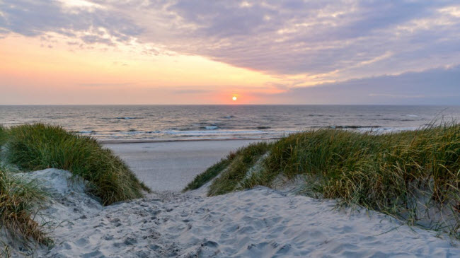 Henne Strand, Đan Mạch: Thị trấn biển Henne Strand l&agrave; thi&ecirc;n đường nghỉ dưỡng d&agrave;nh cho những du kh&aacute;ch th&iacute;ch hoạt động ngo&agrave;i trời.
