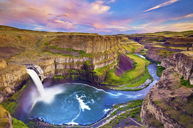 Thác Palouse, Washington, Mỹ: Thác Palouse là một thác nước tuyệt đẹp khác nằm ở một vùng hẻo lánh của phía đông nam Washington.
