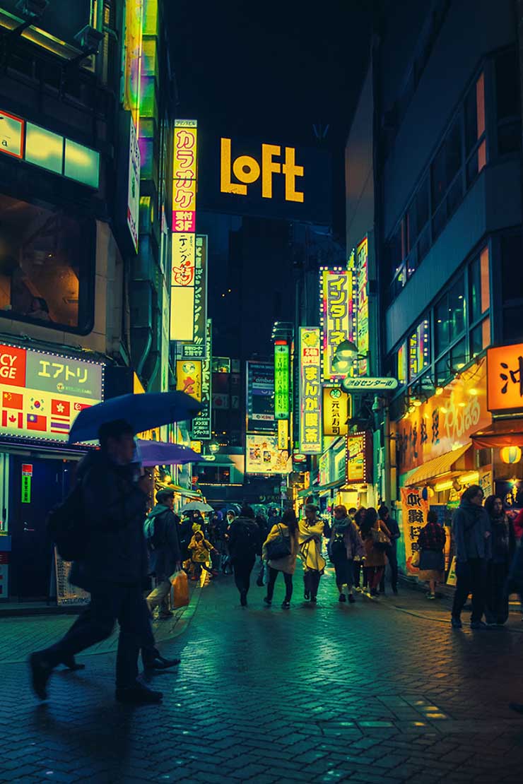 7. Davide Sasso chụp rất nhiều bức ảnh về đ&ecirc;m ở Tokyo. Qua ống k&iacute;nh của anh, Tokyo hiện l&ecirc;n với một vẻ đẹp hiện đại, sang trọng nhưng c&oacute; n&eacute;t trầm buồn.
