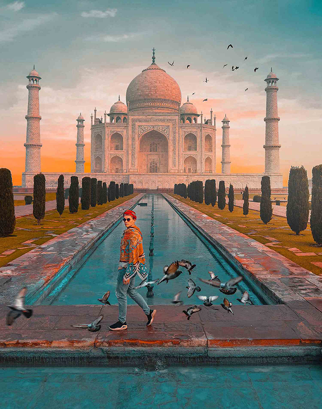 Taj Mahal l&agrave; lăng mộ của Vua Shah Jahan, vị vua thứ 5 của Đế chế Mughal, người đ&atilde; trị v&igrave; Ấn Độ trong 30 năm (1628 - 1658) v&agrave; người vợ y&ecirc;u dấu của &ocirc;ng, Ho&agrave;ng hậu Mahal Mumtaz.&nbsp;
