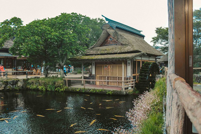 L&agrave;ng cổ Oshino Hakkai&nbsp;nằm trong khu vực Ngũ Hồ xung quanh n&uacute;i Ph&uacute; Sĩ.
