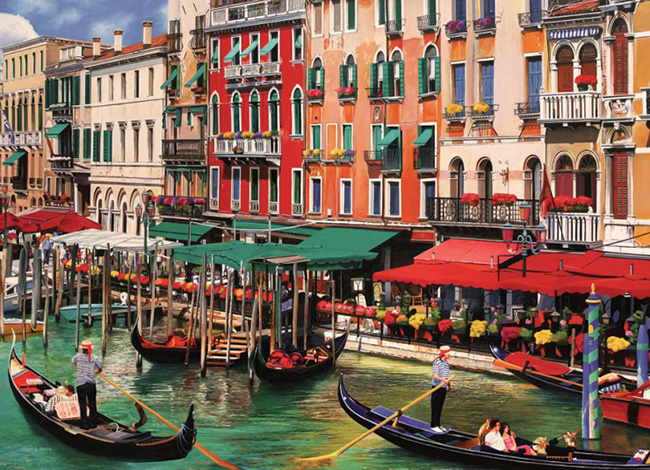 7. Venice, &Yacute;: Venice từng l&agrave; hải cảng quan trọng v&agrave; nổi tiếng nhất trong nhiều thế kỷ. Grand Canal h&agrave;nh lang giao th&ocirc;ng đường thủy ch&iacute;nh ở Venice trải d&agrave;i khắp th&agrave;nh phố.&nbsp;
