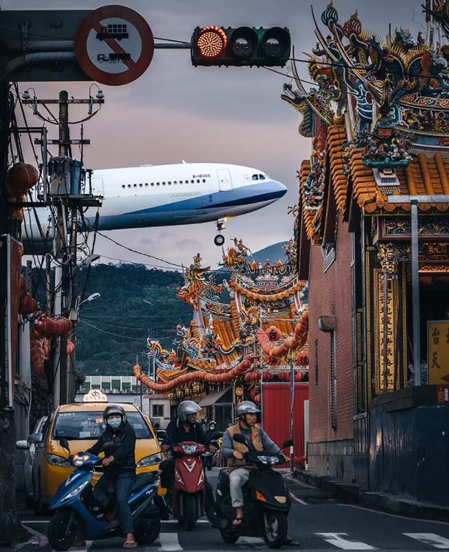 Bức ảnh n&agrave;y được chụp ở Đ&agrave;i Bắc, Đ&agrave;i Loan, một khoảnh khắc ấn tượng được nhiều người th&iacute;ch.