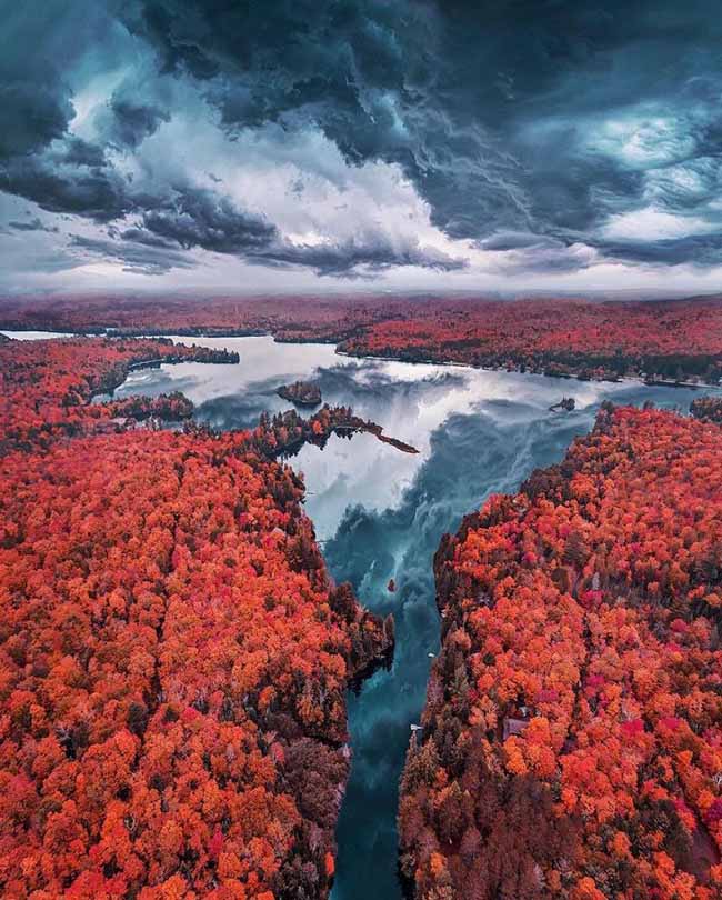 11. Khung cảnh n&agrave;y được chụp ở Ontario, Canada.

