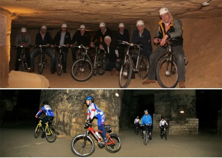 Đạp xe trong c&aacute;c hang động: Đi xe đạp trong hang động&nbsp;l&agrave; một hoạt động độc đ&aacute;o v&agrave; k&igrave; lạ&nbsp;bởi đến đ&acirc;y, bạn c&oacute; thể tham quan c&aacute;c hang động ở Valkenburg. Thật sự l&agrave; một trải nghiệm kh&oacute; qu&ecirc;n.
