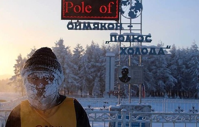 Đ&acirc;y quả l&agrave; một cuộc đua maraton đ&uacute;ng với t&ecirc;n gọi "Cực Lạnh/The Cold Pole"