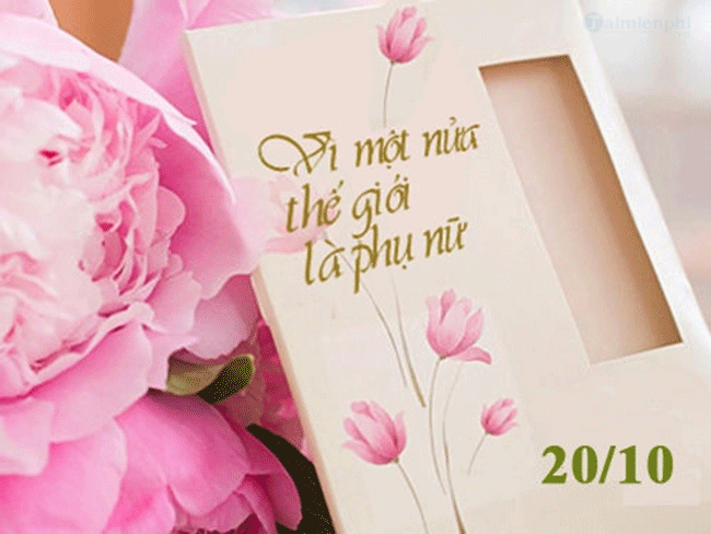 Thiệp ch&uacute;c mừng 20/10 đẹp nhất - 1