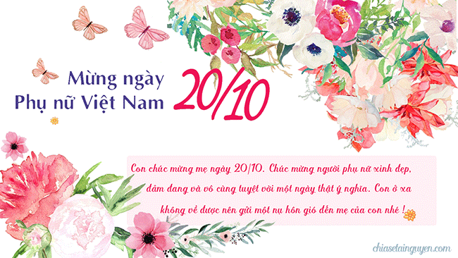 Thiệp ch&uacute;c mừng 20/10 đẹp nhất - 10