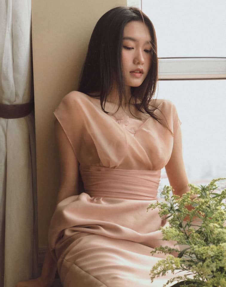 Với lợi thế ngoại h&igrave;nh của m&igrave;nh, Hải My l&agrave; người mẫu cho nhiều thương hiệu thời trang tại H&agrave; Nội.