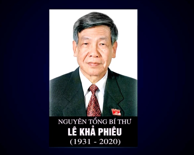Lễ tang nguy&ecirc;n Tổng B&iacute; Thư L&ecirc; Khả Phi&ecirc;u