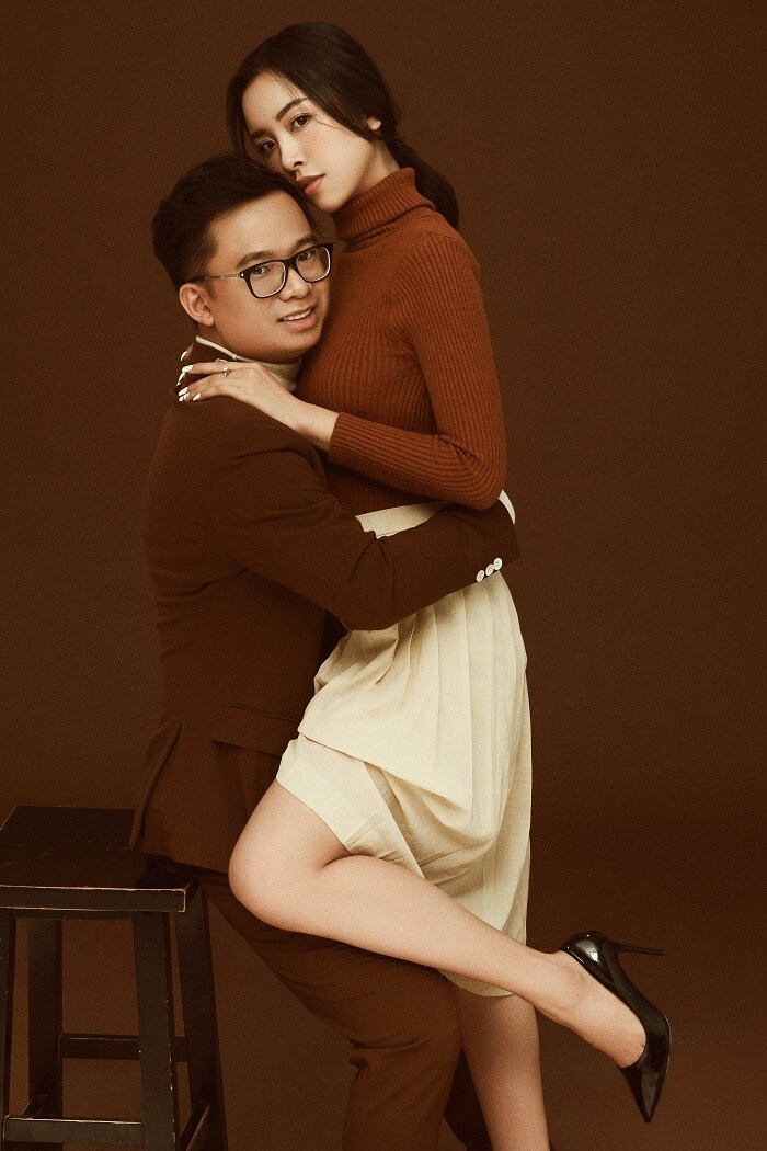 Chồng sắp cưới cũng l&agrave; người đ&atilde; ủng hộ, c&ugrave;ng Th&uacute;y An chuẩn bị h&agrave;nh trang cho c&ocirc; tại cuộc thi