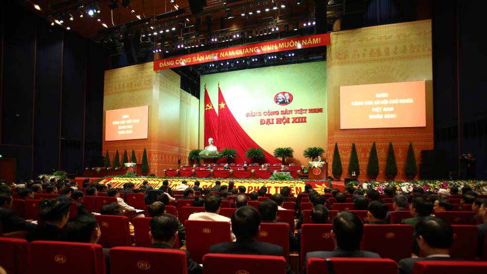 Phi&ecirc;n tr&ugrave; bị được diễn ra tại hội trường lớn tại Trung t&acirc;m Hội nghị Quốc gia Mỹ Đ&igrave;nh.