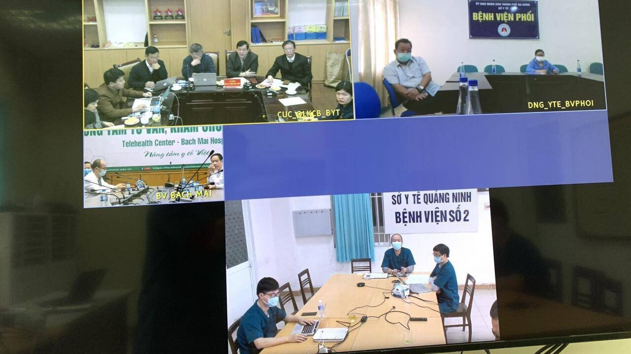 Công tác giao ban, hội chẩn tại Bệnh viện số 2 được tổ chức trực tuyến thường xuyên và đột xuất khi có diễn tiến mới trong phác đồ.