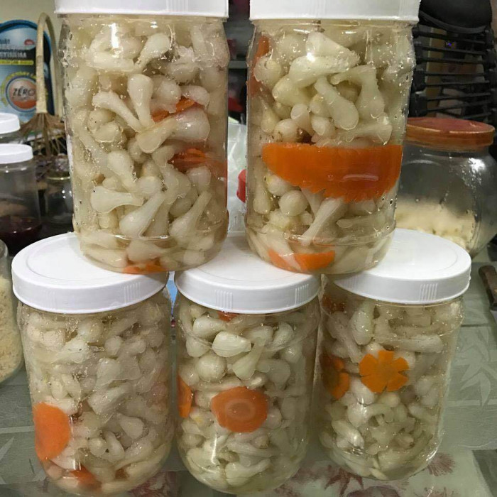 Muối kiệu gi&ograve;n ngon cho ng&agrave;y tết