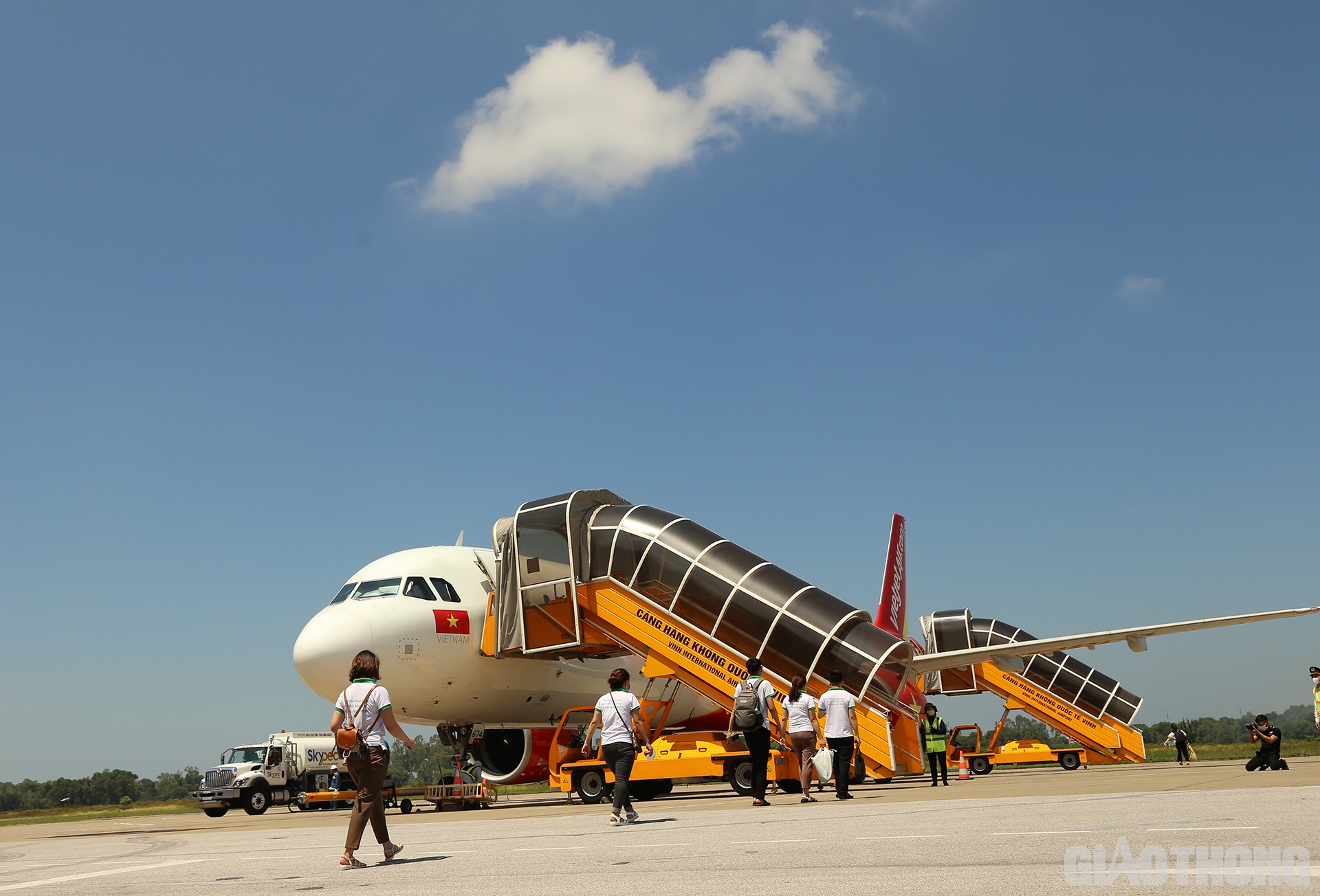 Chuyến bay được h&atilde;ng h&agrave;ng kh&ocirc;ng Vietjet t&agrave;i trợ