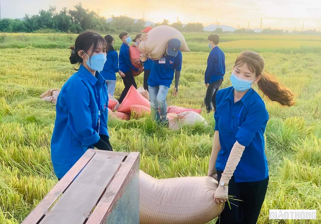 Đo&agrave;n vi&ecirc;n Nguyễn Thị Th&ugrave;y Linh (20 tuổi, ở TDP 1A, thị trấn Cẩm Xuy&ecirc;n, huyện Cẩm Xuy&ecirc;n, tỉnh H&agrave; Tĩnh, ở b&igrave;a phải) &ndash; một trong những người viết đơn xung phong l&ecirc;n tuyến đầu hỗ trợ chống dịch cho biết: L&agrave; đo&agrave;n vi&ecirc;n, thanh ni&ecirc;n của x&atilde; hội, với sức khỏe v&agrave; nhiệt huyết của tuổi trẻ, em &yacute; thức được việc t&igrave;nh nguyện x&ocirc;ng pha hỗ trợ c&aacute;c điểm dịch. V&agrave; em mong muốn g&oacute;p sức, chung tay c&ugrave;ng c&aacute;c lực lượng tham gia chống lại dịch bệnh&hellip; Những ng&agrave;y qua phải l&agrave;m việc từ s&aacute;ng sớm đến chiều tối, phải di chuyển thường xuy&ecirc;n nhưng em kh&ocirc;ng thấy mệt m&agrave; c&ograve;n thấy hạnh ph&uacute;c khi được l&agrave;m những việc c&oacute; &iacute;ch cho qu&ecirc; hương, đất nước.