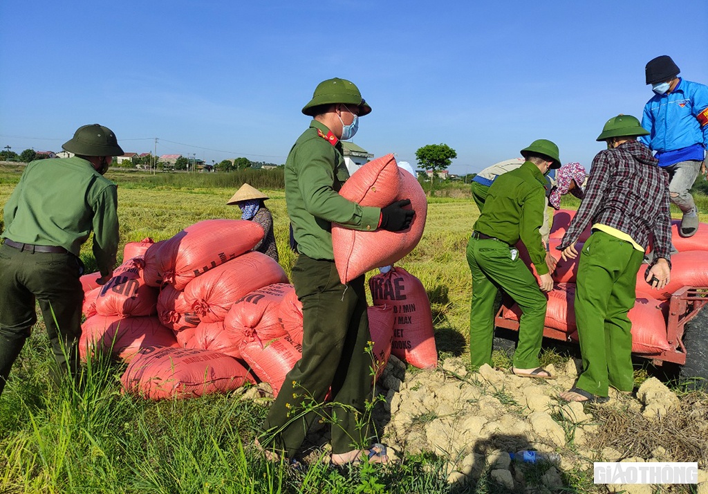 Sau khi ph&aacute;t hiện c&oacute; ca dương t&iacute;nh với Covid-19, từ 0h ng&agrave;y 14/8/2021, thị trấn Cẩm Xuy&ecirc;n (huyện Cẩm Xuy&ecirc;n, tỉnh H&agrave; Tĩnh) thực hiện gi&atilde;n c&aacute;ch x&atilde; hội theo Chỉ thị 16. Mọi người d&acirc;n kh&ocirc;ng được ph&eacute;p ra đường khi kh&ocirc;ng c&oacute; việc cần thiết, nhiều người d&acirc;n thuộc diện F1, F2 đang phải c&aacute;ch ly y tế theo quy định ph&ograve;ng chống dịch bệnh Covid-19 trong l&uacute;c l&uacute;a ngo&agrave;i đồng đ&atilde; ch&iacute;n v&agrave;ng.