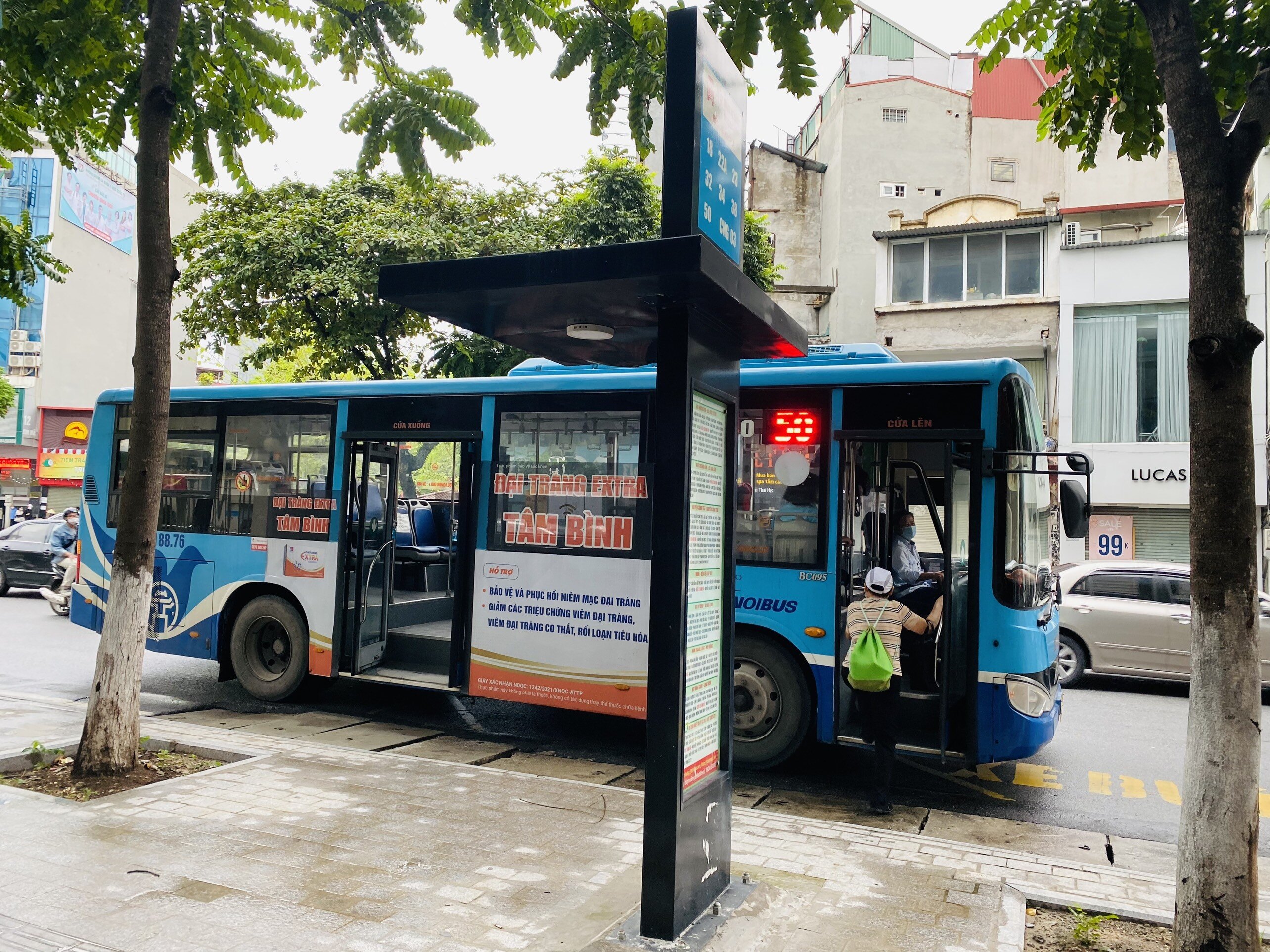 Xe bu&yacute;t được ph&eacute;p hoạt động với 50% biểu đồ chạy xe đ&atilde; được Sở GTVT H&agrave; Nội ph&ecirc; duyệt.