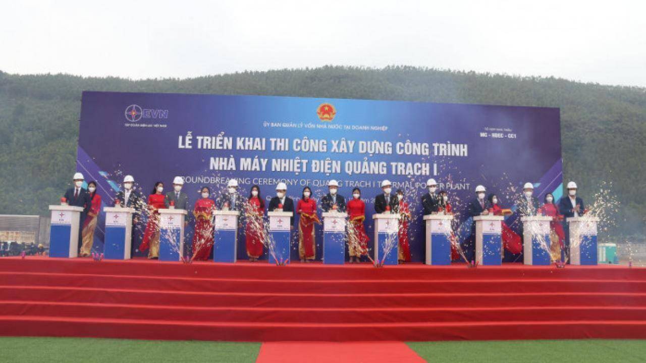 EVN ch&iacute;nh thức thi c&ocirc;ng dự &aacute;n nhiệt điện Quảng Trạch I hơn 41.000 tỷ đồng