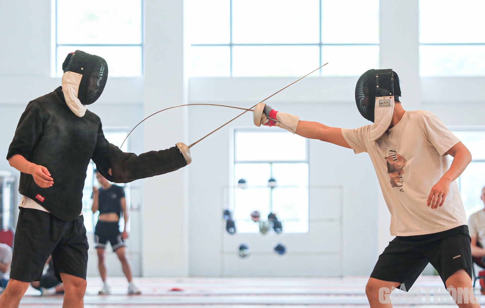 C&aacute;c "miếng đ&aacute;nh" được c&aacute;c vận động vi&ecirc;n tập luyện nghi&ecirc;m t&uacute;c theo đ&uacute;ng gi&aacute;o &aacute;n.