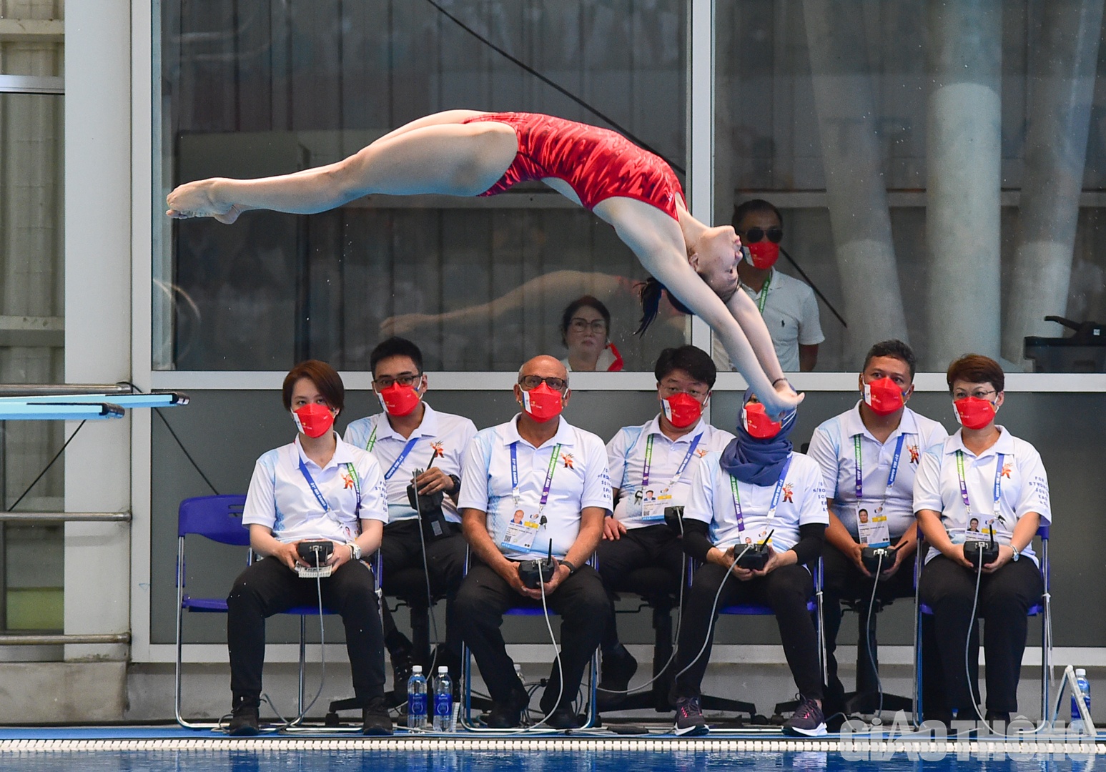 Sau 5 lượt nhảy, Ng&ocirc; Phương Mai đạt tổng số điểm l&agrave; 224 điểm xếp thứ 3 chung cuộc.