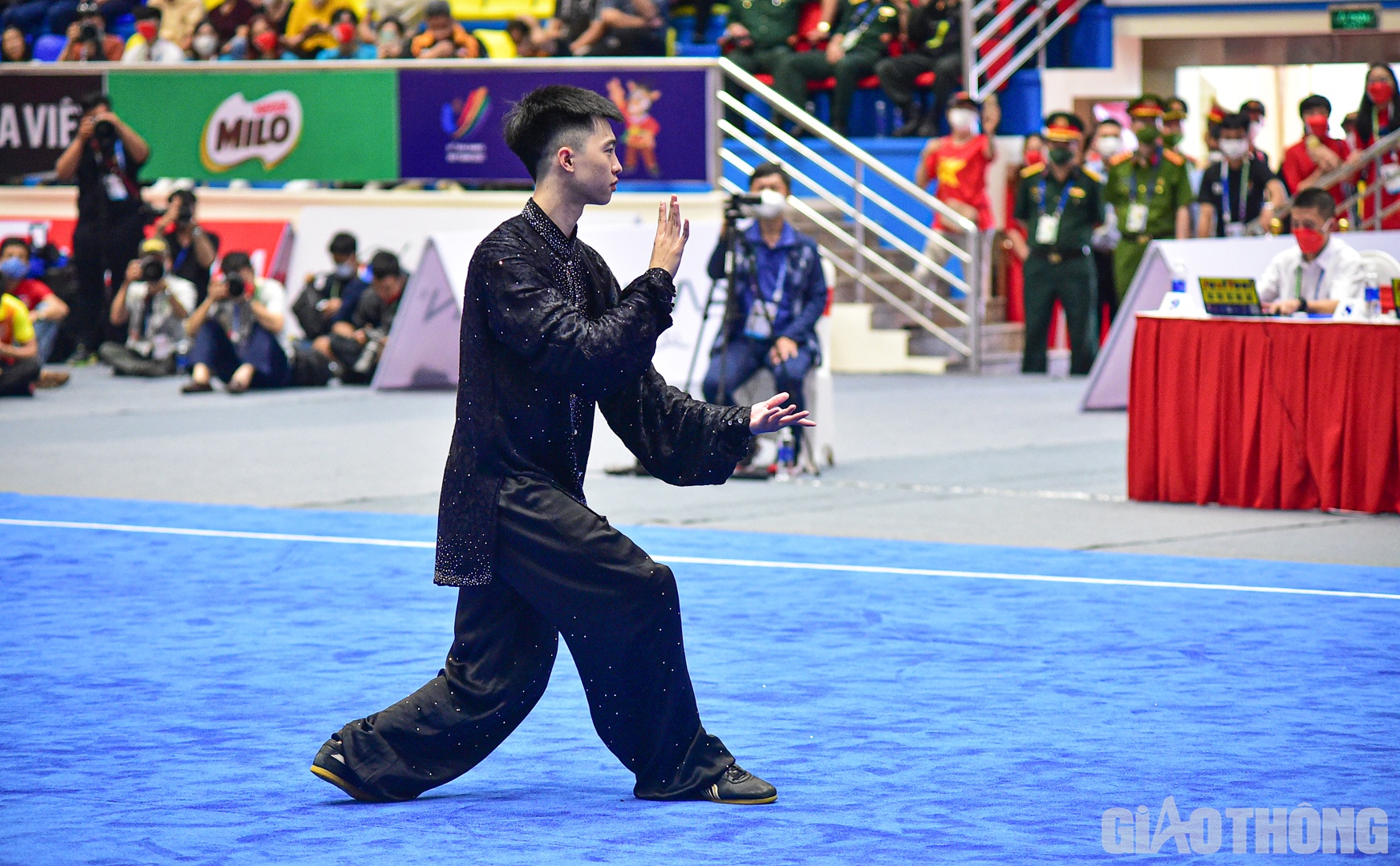 VĐV Nguyễn Văn Phương l&agrave; đại diện duy nhất của chủ nh&agrave; Việt Nam tham gia tranh t&agrave;i ở nội dung th&aacute;i cực quyền m&ocirc;n wushu tại SEA Games 31 trong s&aacute;ng 13/5.