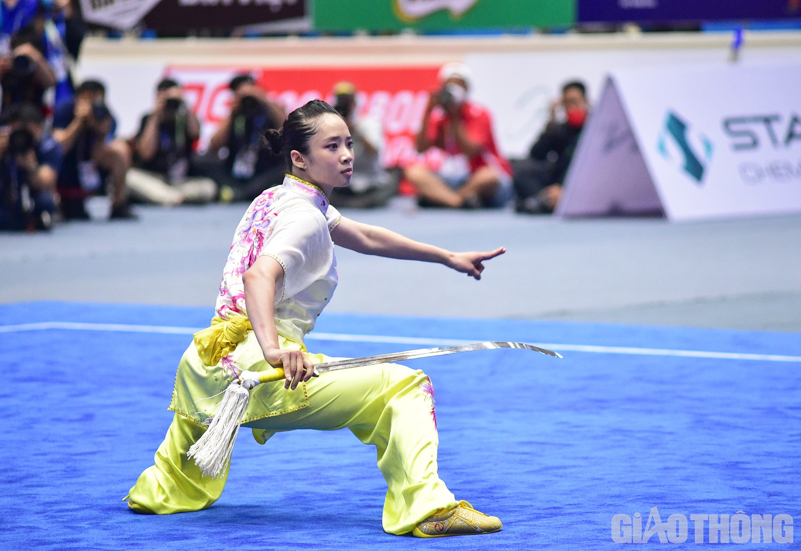 Đ&acirc;y cũng l&agrave; tấm HCV thứ năm của Thu&yacute; Vi trong lịch sử Đại hội.