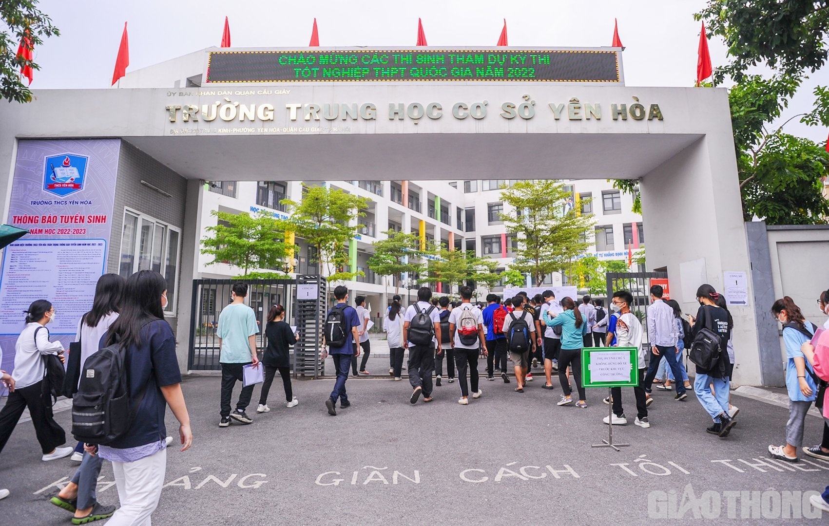 Tương tự, điểm thi trường THCS Y&ecirc;n H&ograve;a (Cầu Giấy) cũng đ&atilde; sẵn s&agrave;ng cho kỳ thi tốt nghiệp THPT năm 2022.