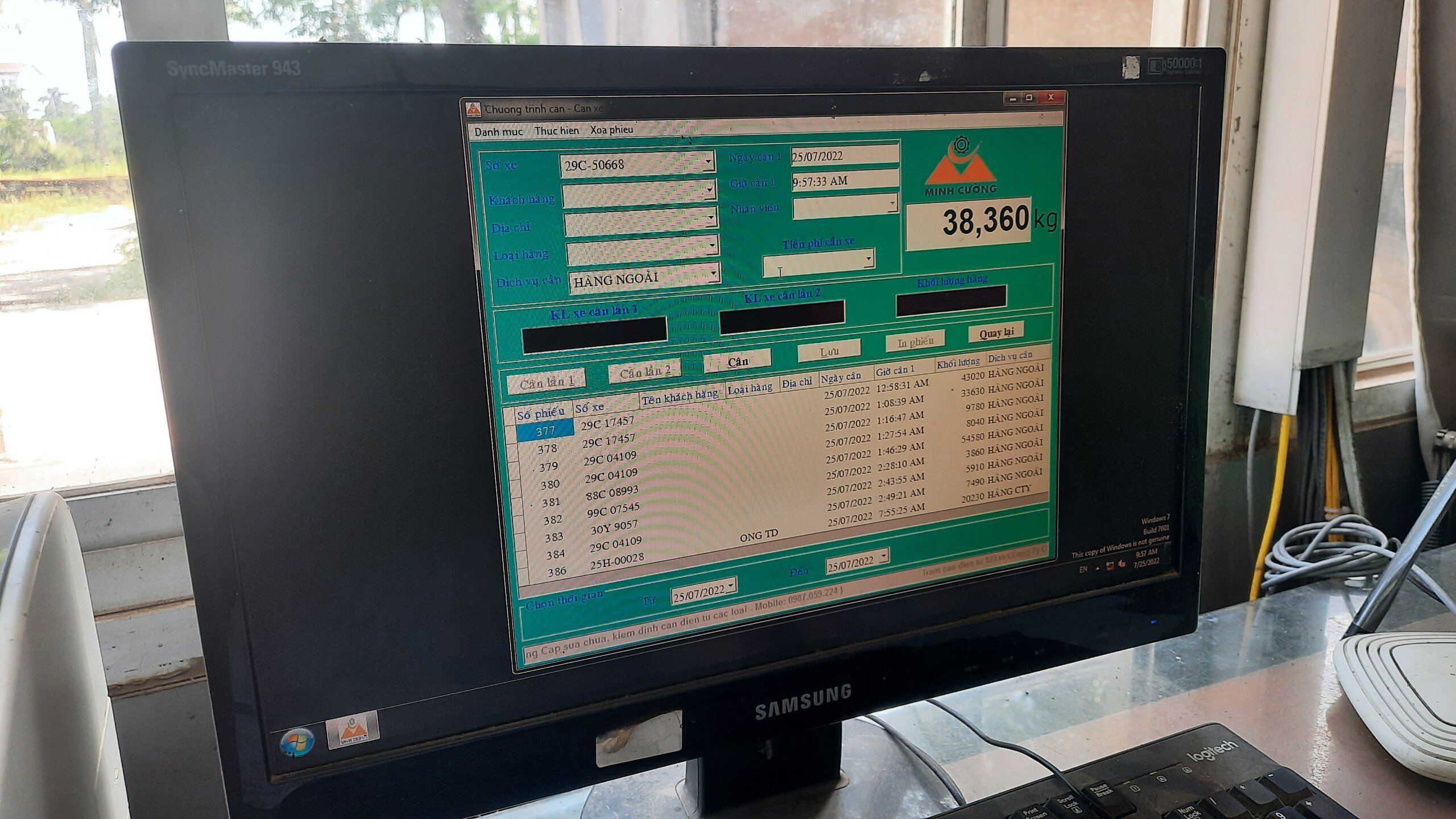 Kết quả xe tải Howo n&agrave;y đ&atilde; chở qu&aacute; tải từ 10 đến 30% theo quy định.