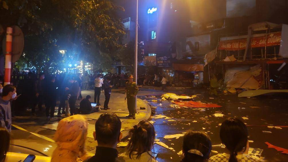 Khu vực ch&aacute;y l&agrave; cửa h&agrave;ng sửa chữa xe m&aacute;y nằm ngay mặt đường Ho&agrave;ng C&ocirc;ng Chất.