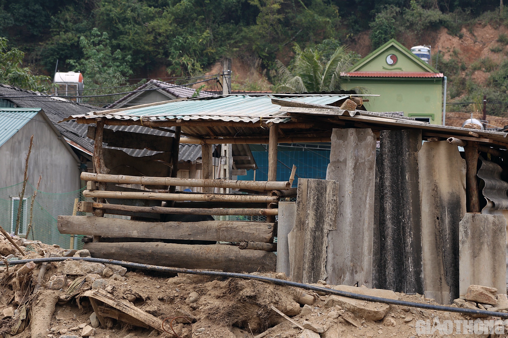 C&ugrave;ng với sửa sang nh&agrave; cửa, người d&acirc;n nơi đ&acirc;y cũng bắt tay ngay v&agrave;o trồng trọt v&agrave; chăn nu&ocirc;i để ph&aacute;t triển kinh tế. Giữa khung cảnh tan hoang, những vườn rau xanh đang kh&ocirc;ng ngừng vươn l&ecirc;n như tinh thần người d&acirc;n nơi đ&acirc;y.