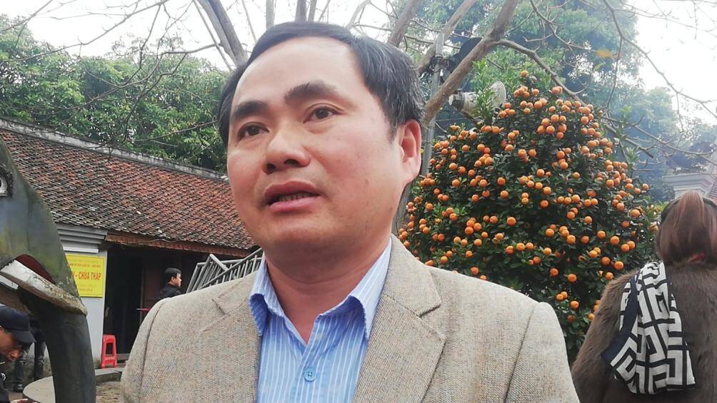 &Ocirc;ng Nguyễn Đức B&igrave;nh, Trưởng Ban Quản l&yacute; Di t&iacute;ch lịch sử đền Trần cho biết, việc một số người nghĩ rằng nhận ấn đền Trần sẽ được thăng quan tiến chức l&agrave; kh&ocirc;ng phải.