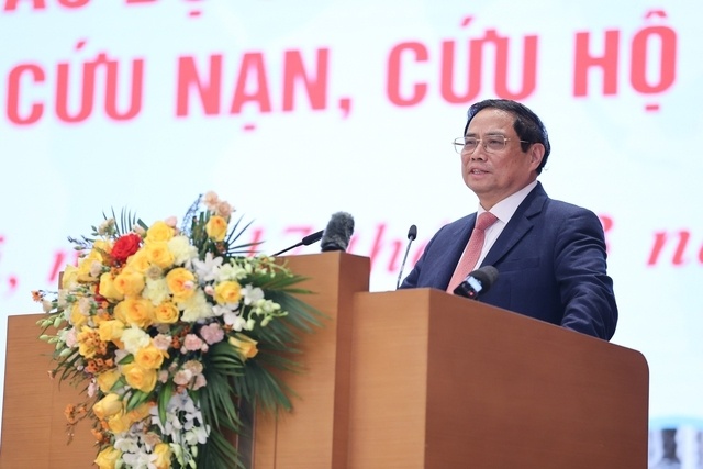 Ph&aacute;t biểu tại cuộc gặp mặt, Thủ tướng Phạm Minh Ch&iacute;nh đ&aacute;nh gi&aacute; đo&agrave;n c&ocirc;ng t&aacute;c triển khai nhiệm vụ trong khoảng thời gian rất ngắn, phải đối mặt với điều kiện v&ocirc; c&ugrave;ng khắc nghiệt về thời tiết, hiểm nguy do c&aacute;c rung chấn, kh&oacute; khăn về ng&ocirc;n ngữ, tập qu&aacute;n, điều kiện ăn, ở, sinh hoạt v&agrave; l&agrave;m việc. Nhưng với bản lĩnh, kinh nghiệm, tinh thần hiệp đồng chiến đấu, tr&aacute;ch nhiệm cao, &yacute; thức tổ chức kỷ luật nghi&ecirc;m, c&aacute;c th&agrave;nh vi&ecirc;n quả cảm của đo&agrave;n c&ocirc;ng t&aacute;c đ&atilde; ph&aacute;t huy tinh thần quốc tế cao cả, truyền thống của d&acirc;n tộc, kh&ocirc;ng quản hiểm nguy, sẵn s&agrave;ng dấn th&acirc;n v&agrave;o v&ugrave;ng thảm họa.