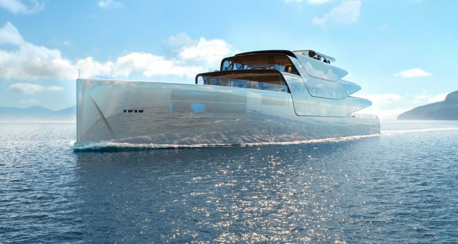 &ldquo;T&ocirc;i được truyền cảm hứng để thiết kế con t&agrave;u giống như những đ&aacute;m m&acirc;y tr&ocirc;i bồng bềnh tr&ecirc;n mặt biển khi đi nghỉ tại b&atilde;i biển ở Hy Lạp. T&ocirc;i muốn tạo ra du thuyền gần gũi với biển cả, thi&ecirc;n nhi&ecirc;n hết mức c&oacute; thể v&agrave; muốn t&ocirc;n vinh thi&ecirc;n nhi&ecirc;n qua việc thiết kế một con t&agrave;u t&agrave;ng h&igrave;nh, h&ograve;a lẫn v&agrave;o cảnh quan xung quanh&rdquo;, &ocirc;ng Forakis cho biết. Ảnh - Jozeph Forakis