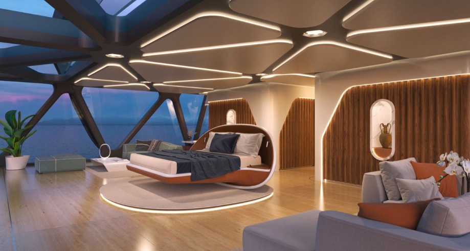 Nh&oacute;m thiết kế t&agrave;u - Jozeph Forakis Design cho biết, t&agrave;u Pegasus được x&acirc;y dựng dựa tr&ecirc;n nguy&ecirc;n tắc &ldquo;thực tiễn khoa học chứ kh&ocirc;ng phải viễn tưởng&rdquo; d&ugrave; c&ocirc;ng nghệ cốt l&otilde;i để đưa con t&agrave;u từ bản vẽ th&agrave;nh sản phẩm thực vẫn cần cải tiến hơn nữa. Ảnh - Jozeph Forakis