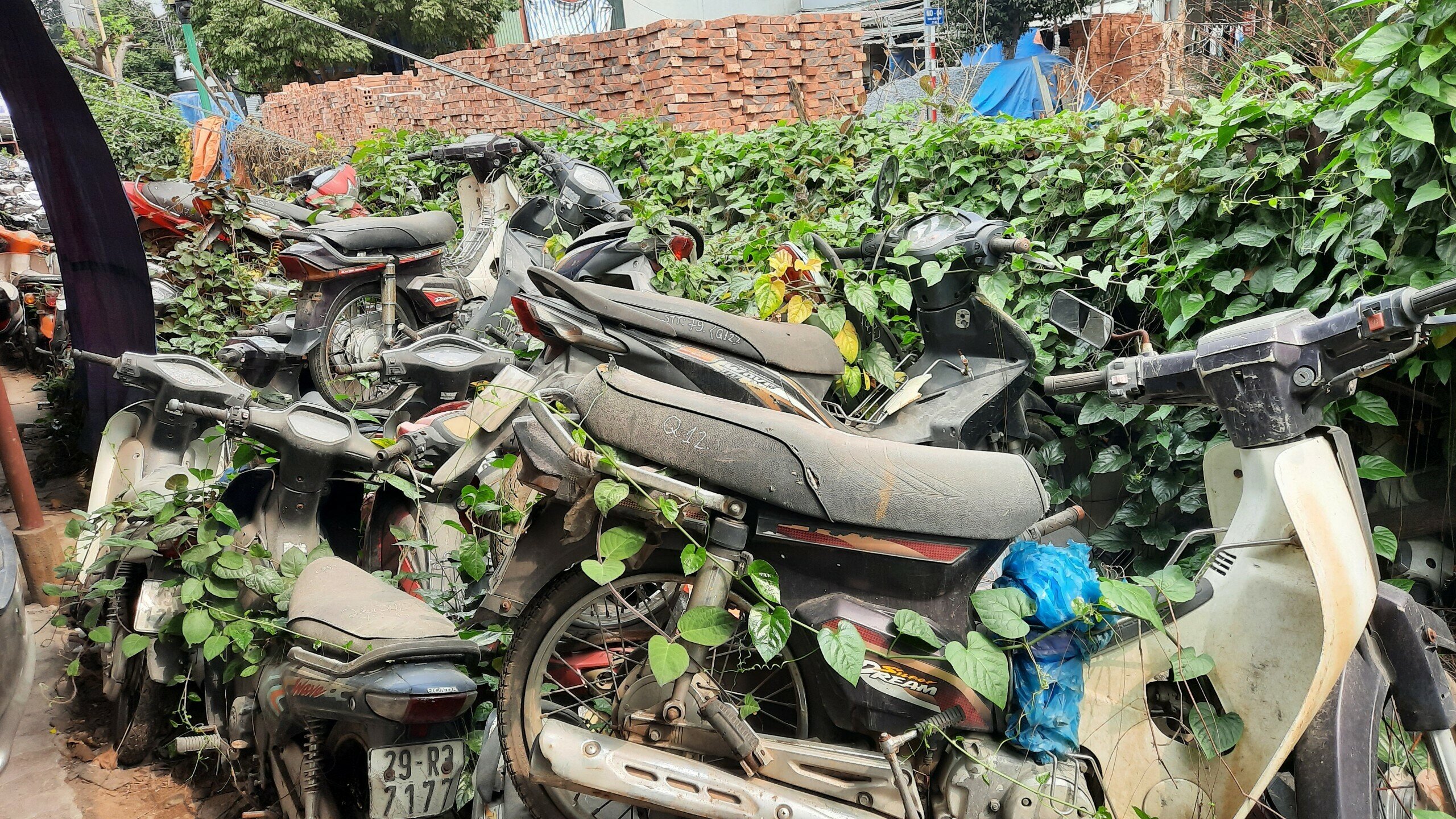 Nhiều năm l&agrave;m c&ocirc;ng việc tr&ocirc;ng giữ xe vi phạm, &ocirc;ng Thốn b&agrave;y tỏ sự tiếc nuối khi những chiếc xe c&aacute;ch đ&acirc;y hơn chục năm, bằng cả một gia t&agrave;i nhưng c&oacute; người vẫn bỏ kh&ocirc;ng đến lấy.