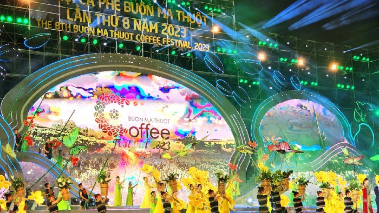 Lễ hội C&agrave; ph&ecirc; Bu&ocirc;n Ma Thuột thu h&uacute;t 90.000 lượt kh&aacute;ch tham gia