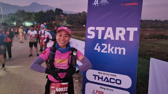 Những h&igrave;nh ảnh đẹp tr&ecirc;n đường đua THACO Marathon v&igrave; ATGT 2023 - Sa Thầy- Ảnh 2.