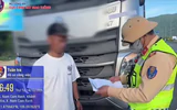 Vi phạm nhiều lỗi trên cao tốc, lái xe và chủ xe chịu mức phạt 85,5 triệu đồng