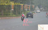 Chạy xe máy quá tốc độ 42 km/h, nam học sinh ở Lào Cai bỏ chạy khi gặp CSGT