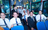 Thái Nguyên đưa vào hoạt động tuyến xe buýt điện đầu tiên