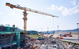 Công trường dự án mở rộng Cảng hàng không quốc tế Phú Quốc