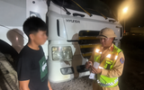Vi phạm nhiều lỗi trên cao tốc, tài xế và chủ xe tải bị phạt gần 90 triệu đồng