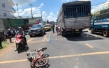 Tìm nhân chứng vụ tai nạn giữa xe tải và xe đạp điện khiến nữ sinh tử vong