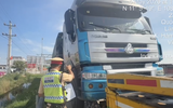 Phạt tài xế và chủ xe chở quá tải trên cao tốc Vĩnh Hảo - Phan Thiết hơn 100 triệu đồng