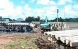 Cà Mau: Quyết liệt đẩy nhanh tiến độ dự án kè bờ sông thành phố Bạc Liêu