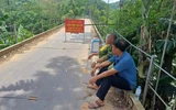 Tuyên Quang: Cấm lưu thông qua cầu treo Vĩnh Hảo sau sự cố
