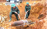 Hủy nổ thành công quả bom còn nguyên kíp nổ nặng khoảng 250kg ở Nghệ An